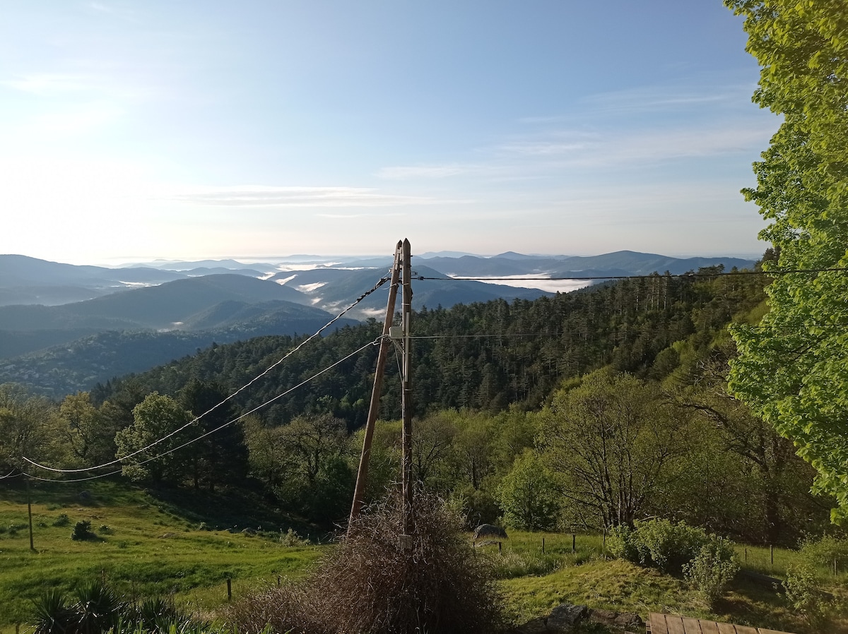 Agréable chambre d'hôtes avec vue splendide