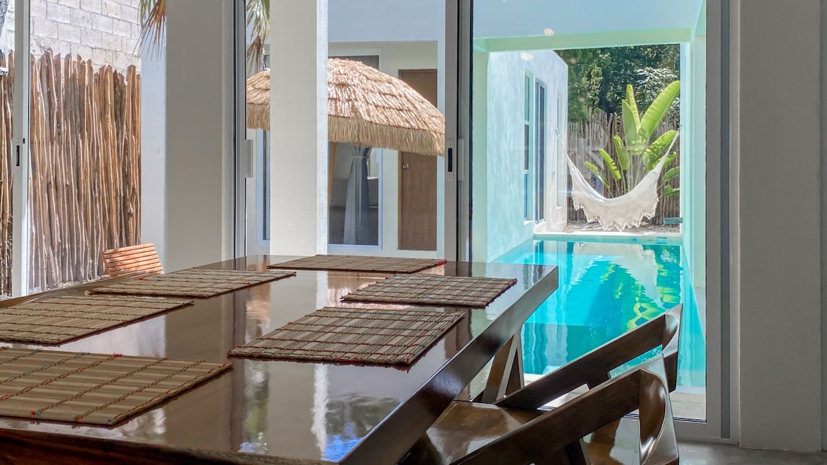 Villa Kuxtah, Beautiful bungalow & a Private Pool.