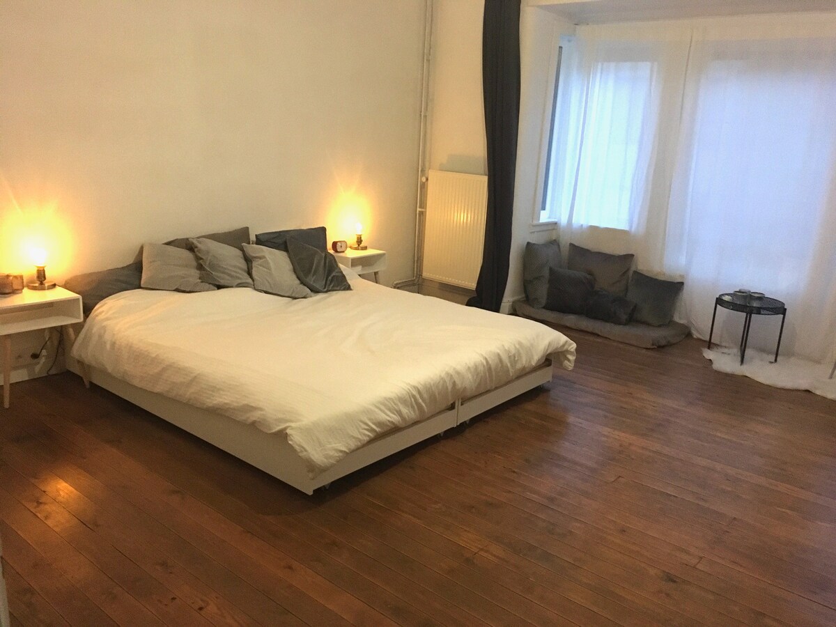 Charming Master Bedroom near Ghent