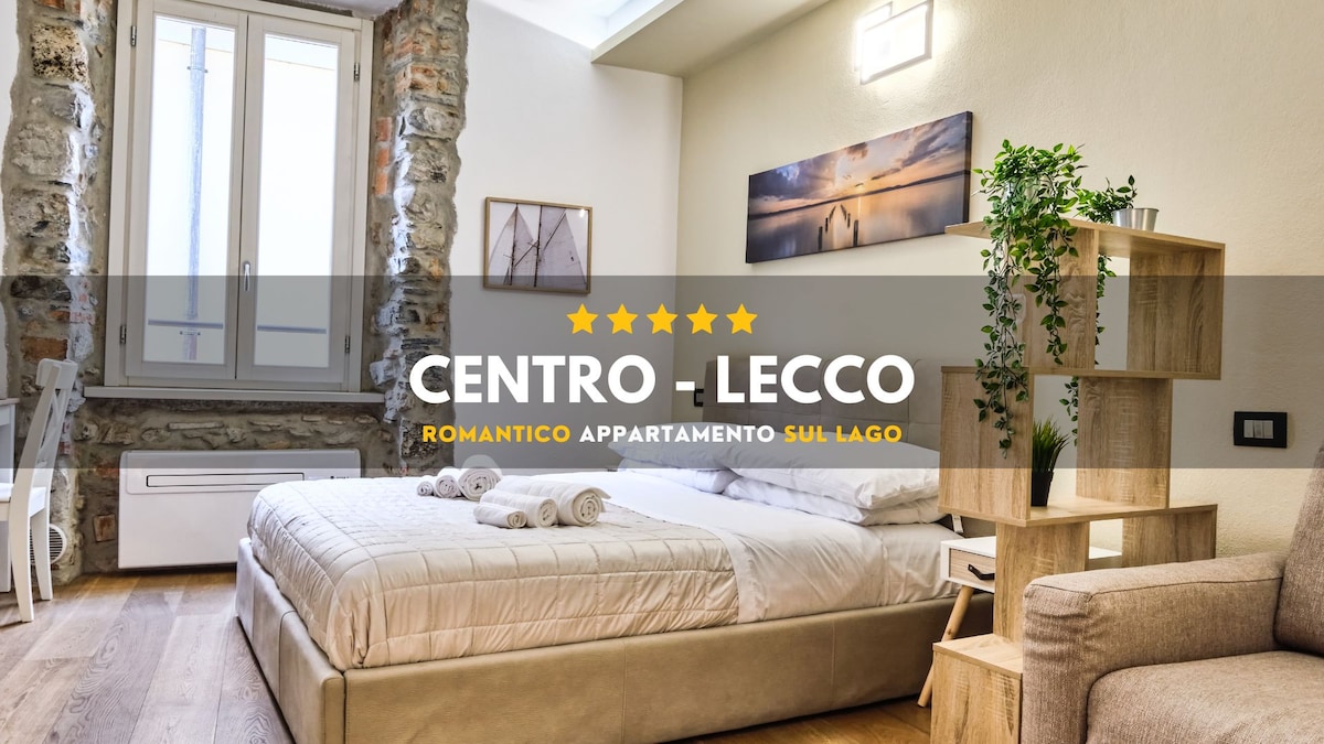 [CENTRO-LECCO]★★★★★Romantico Appartamento sul Lago