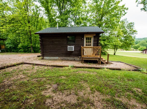 The Doc Holiday cabin is a cute one room cabin!