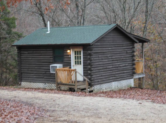 The Robert Duval Cabin is a cozy one room cabin!