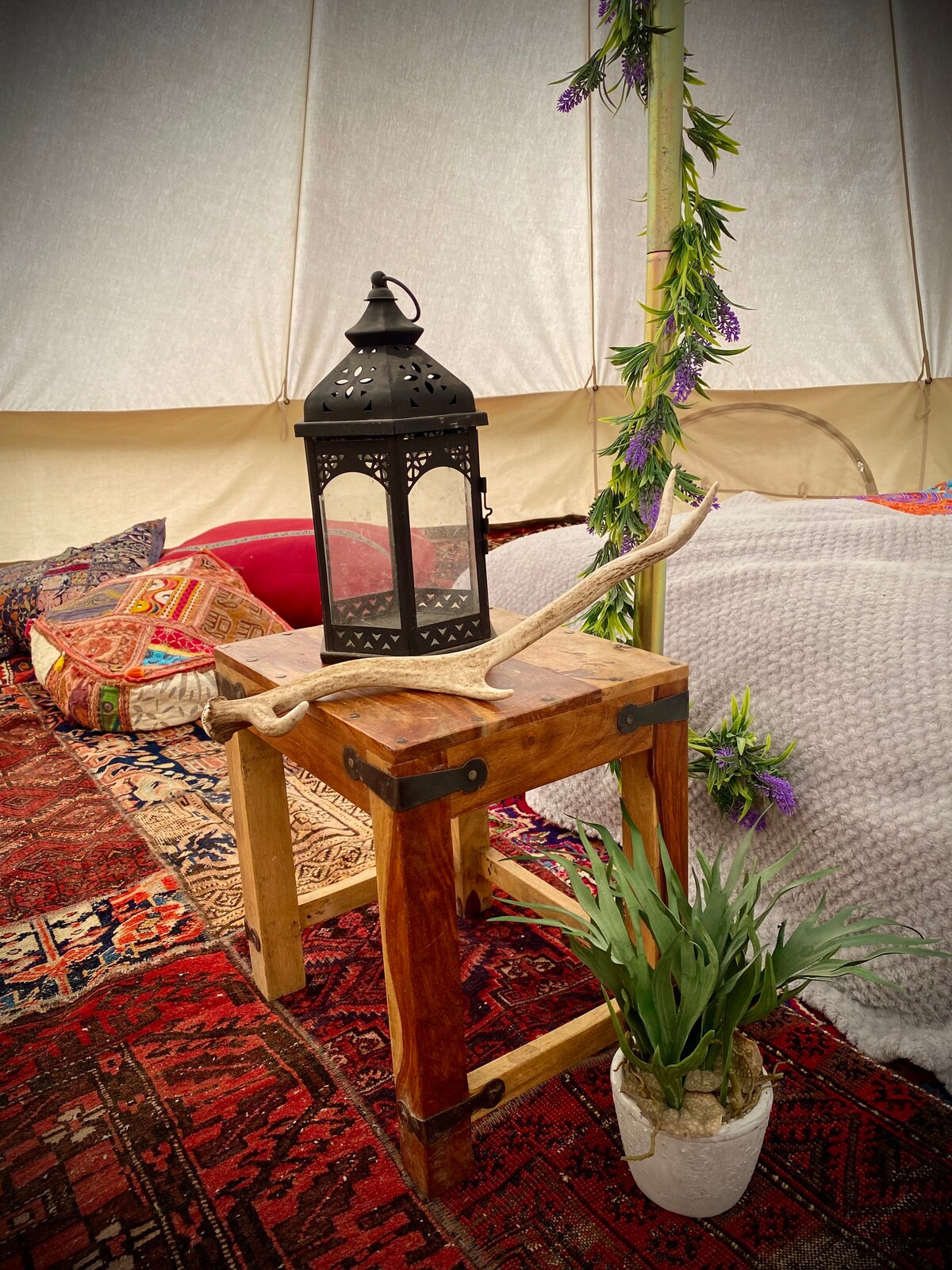 田园诗般的Eskdale印度主题4米钟形帐篷