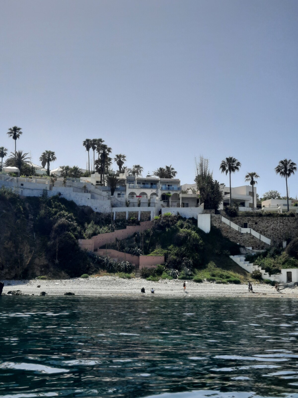 villa front de mer avec piscine