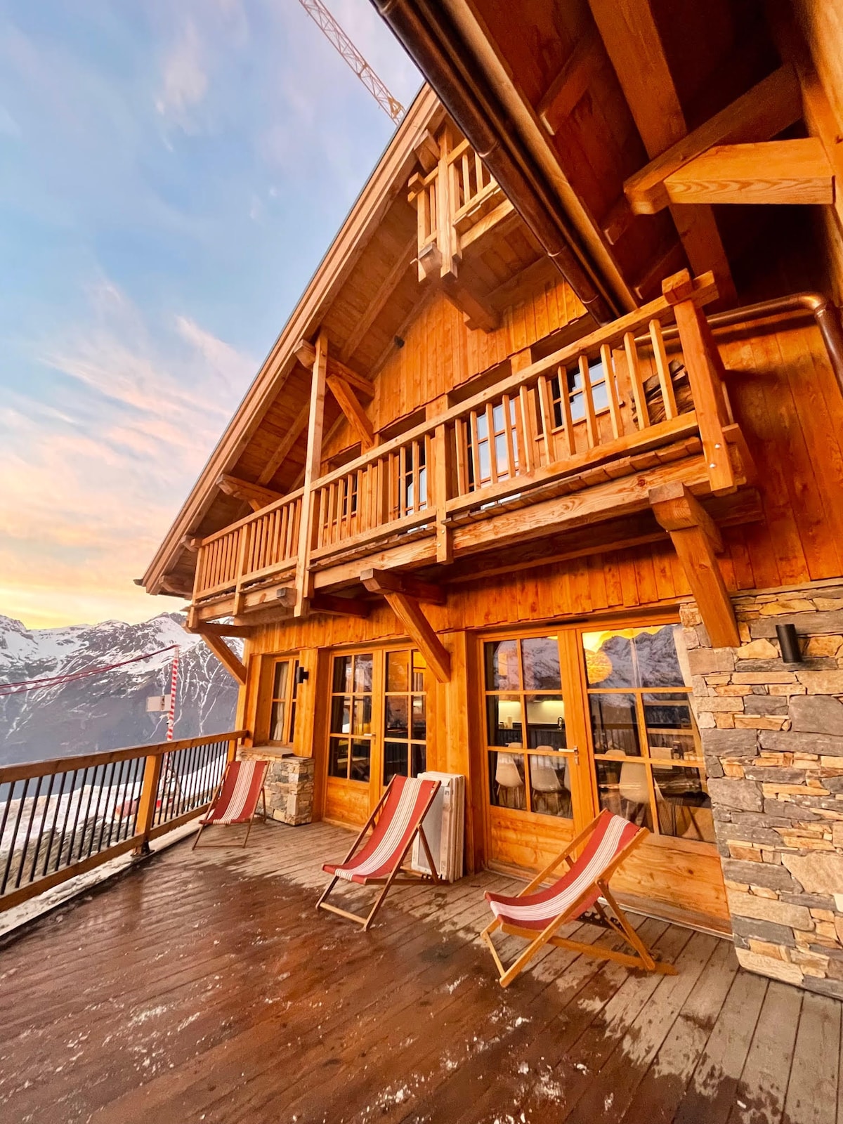 Chalet Domaine Alpe d 'Huez -北欧浴