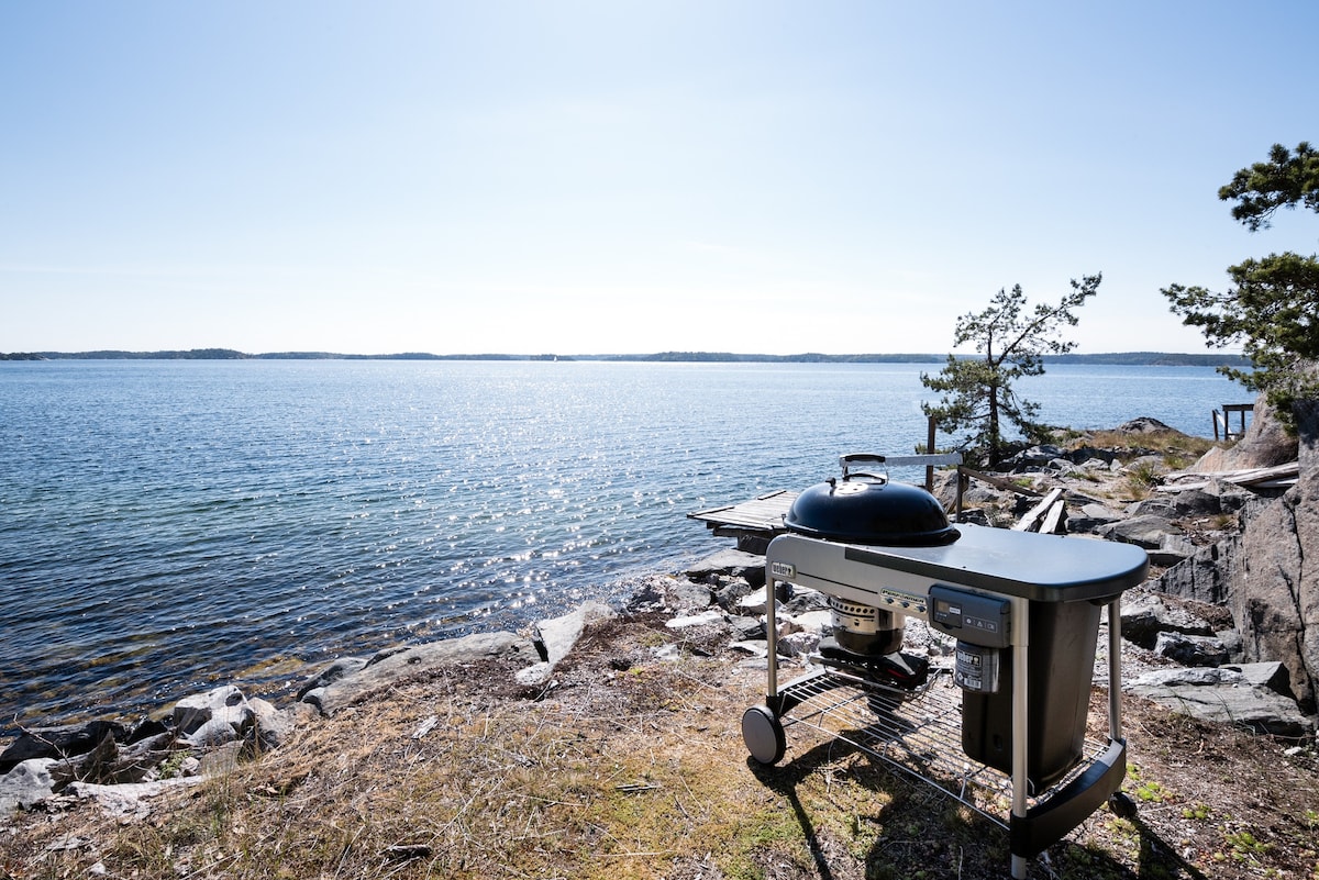 可爱的海滨小屋，距离斯德哥尔摩40分钟车程