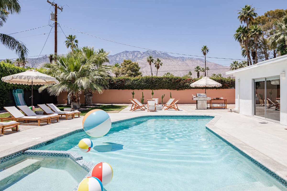 三棕榈树：宽敞的度假村风格房源和加热泳池
