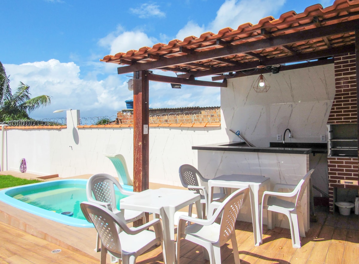 Casa com Piscina e Churrasqueira em Vera Cruz/BA