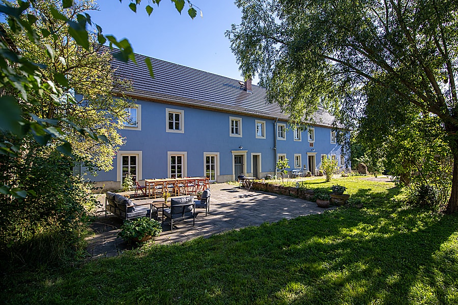 Landhaus mit großem Gemeinschaftsraum und Garten