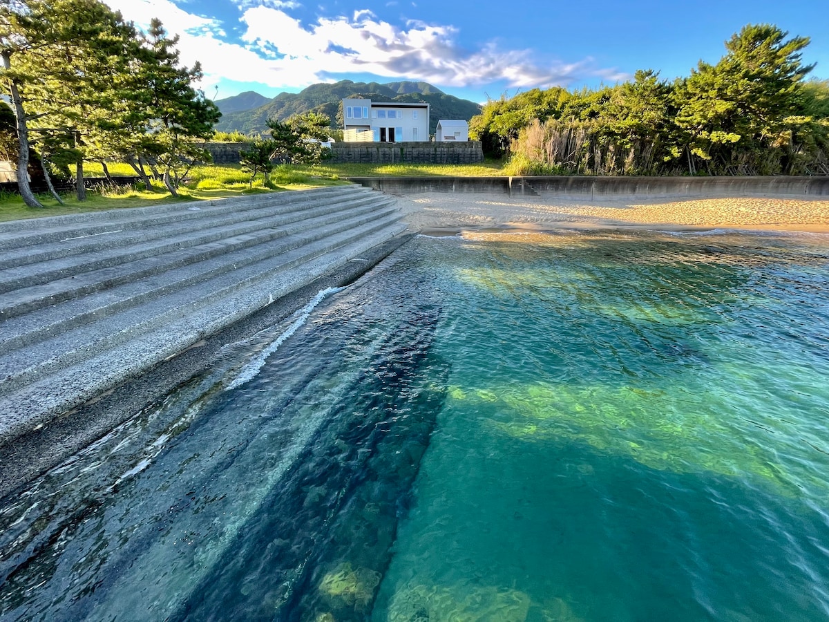 Oku Itoshima独立房屋-天空、火灾、海上零点-天空、火灾、海上-远离城市喧嚣的成人隐居地