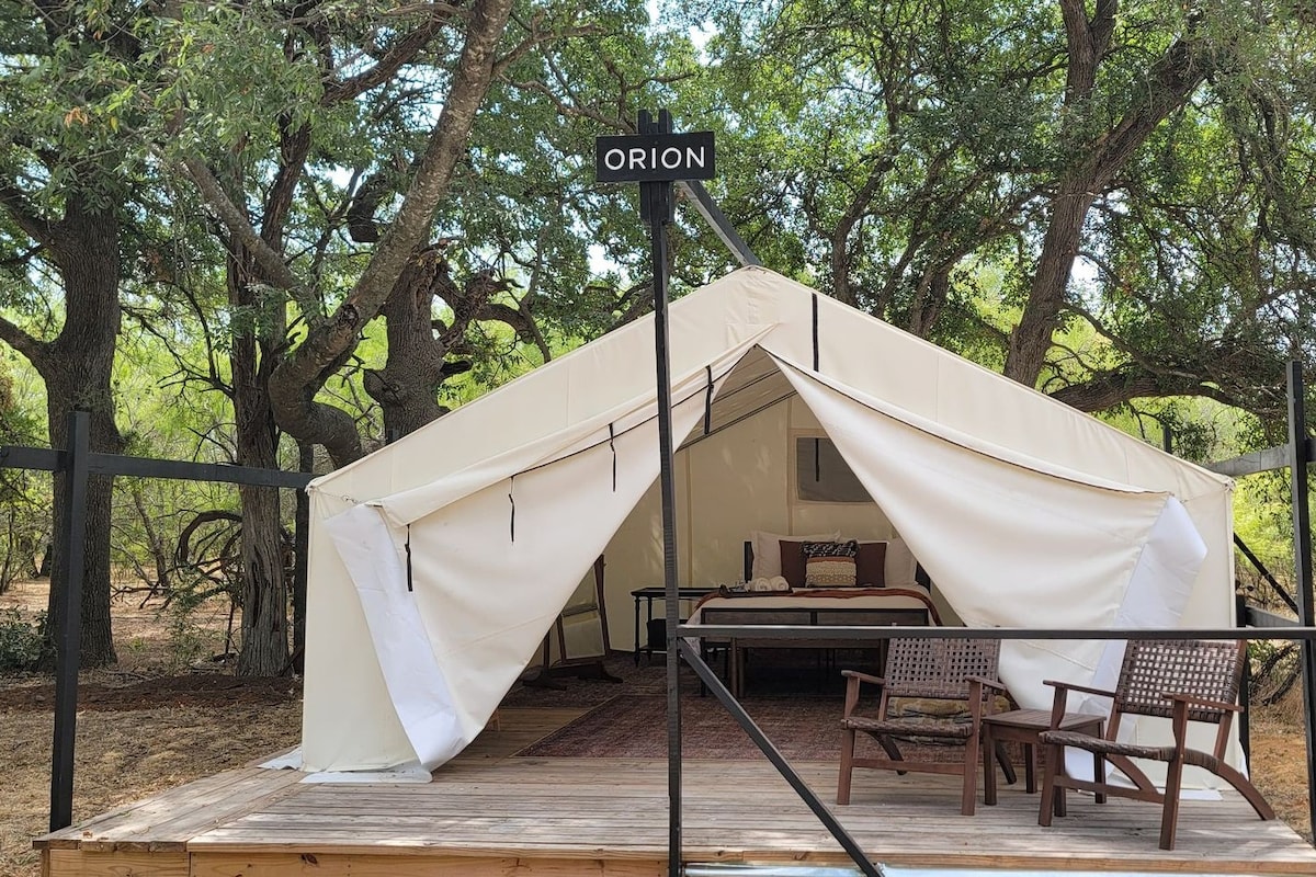 森林中的神奇+舒适野生动物园帐篷「ORION」
