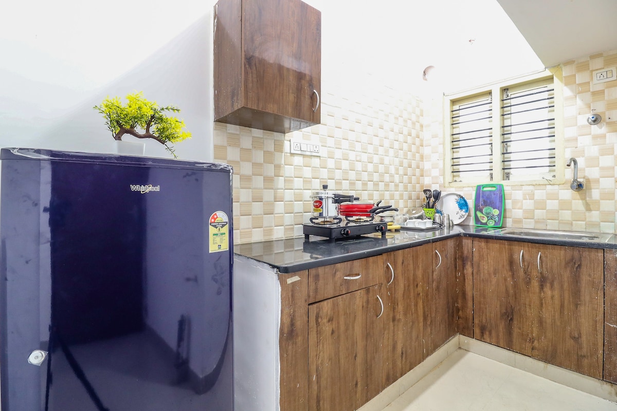 DivBnB房源| Whitefield现代1 BHK | WFH