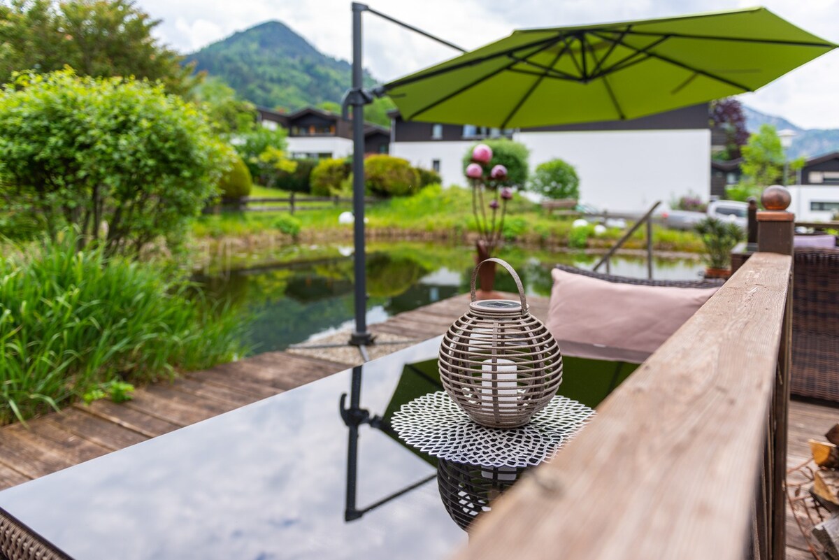 Schliersee湖畔迷人的DZ ，提供早餐和游泳池