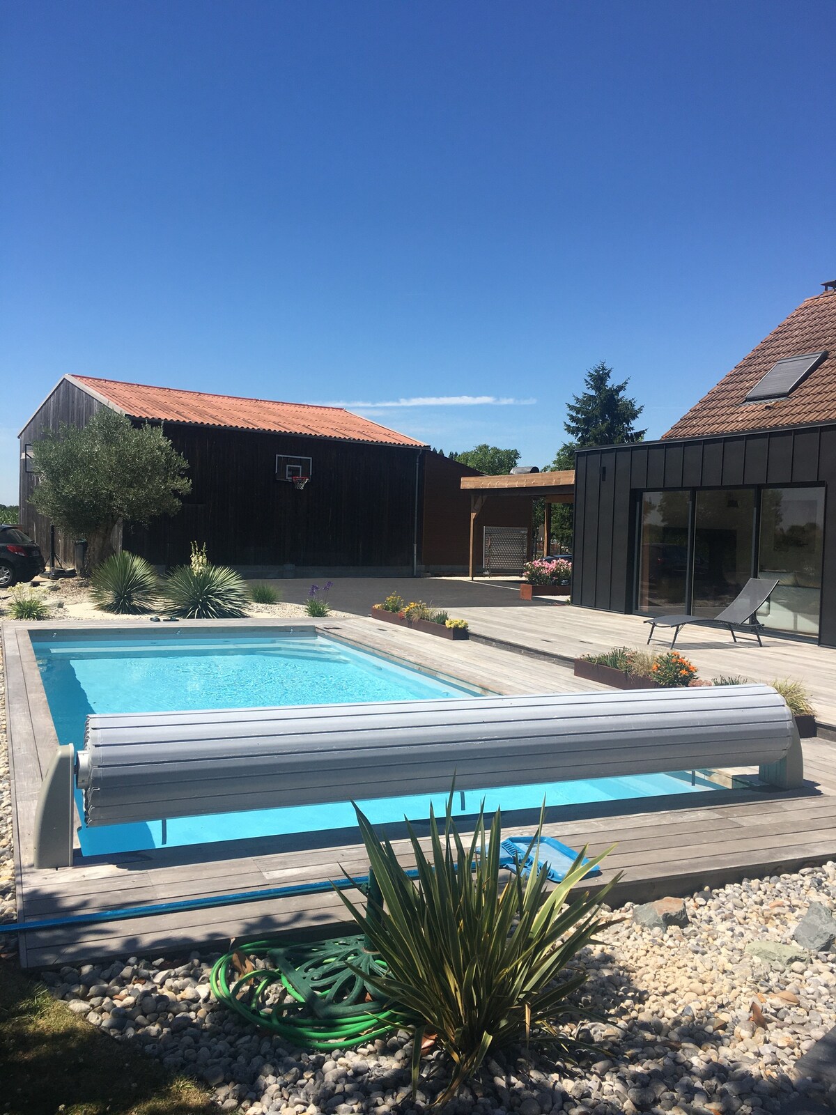 Maison à la campagne avec piscine