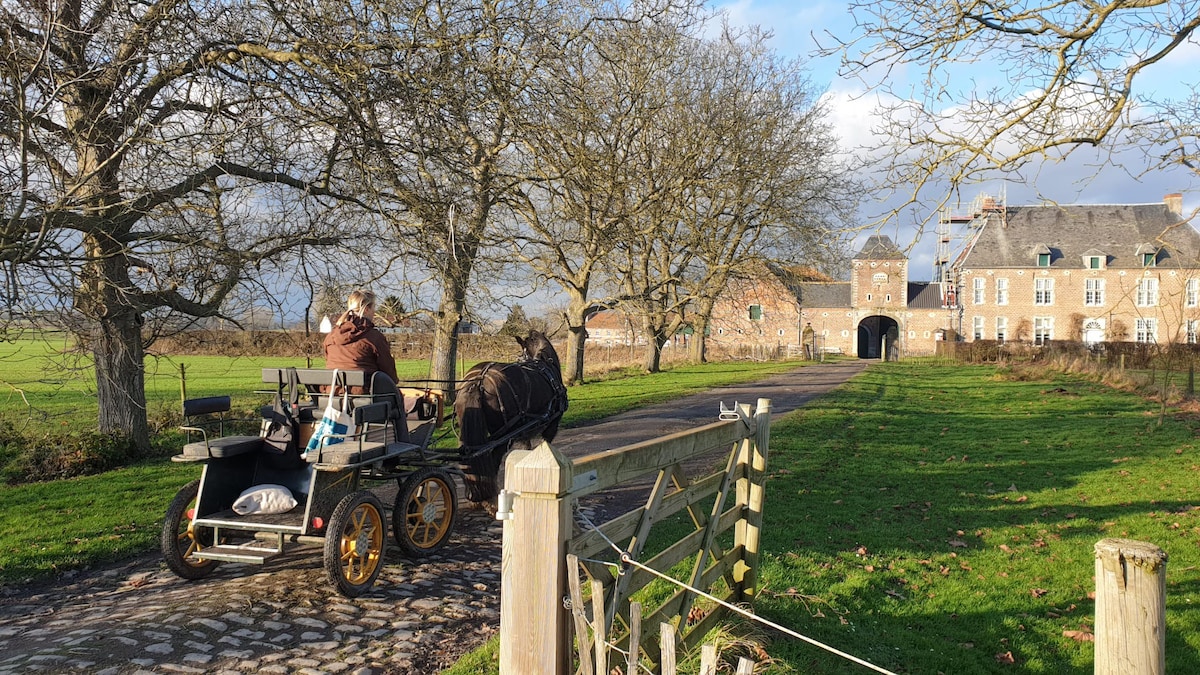 Le moulin de la ferme d'Awans vous accueille