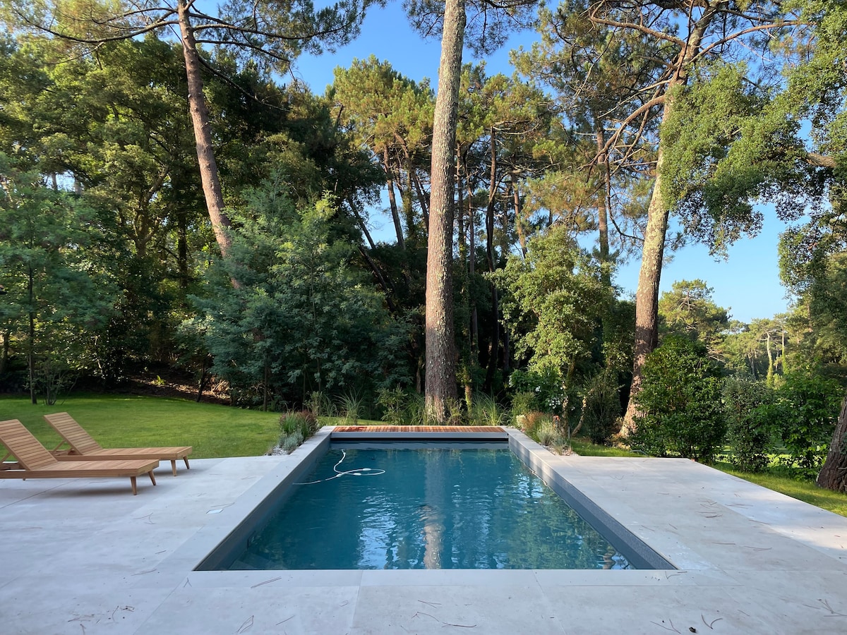 Villa avec piscine en bordure du golf d'Hossegor