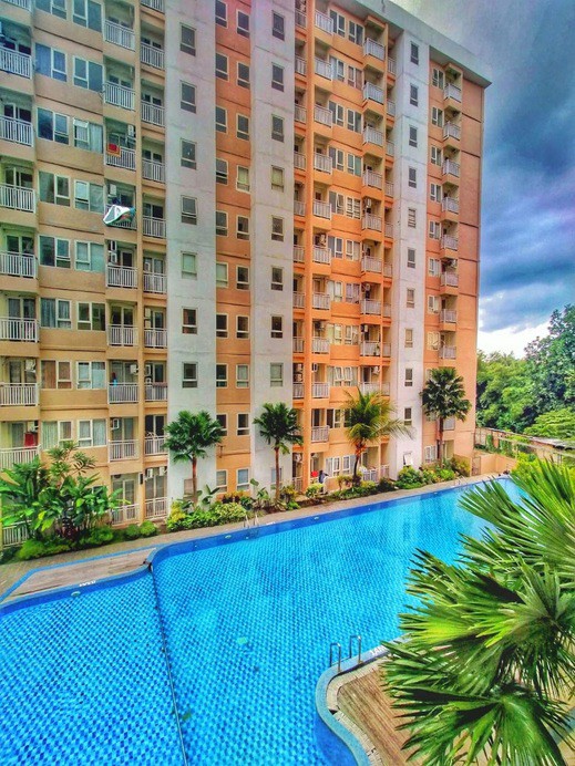 带泳池的美丽公寓，可欣赏Merapi美景