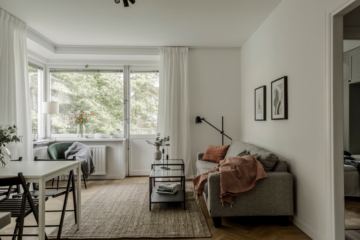 斯德哥尔摩市中心难忘的舒适公寓