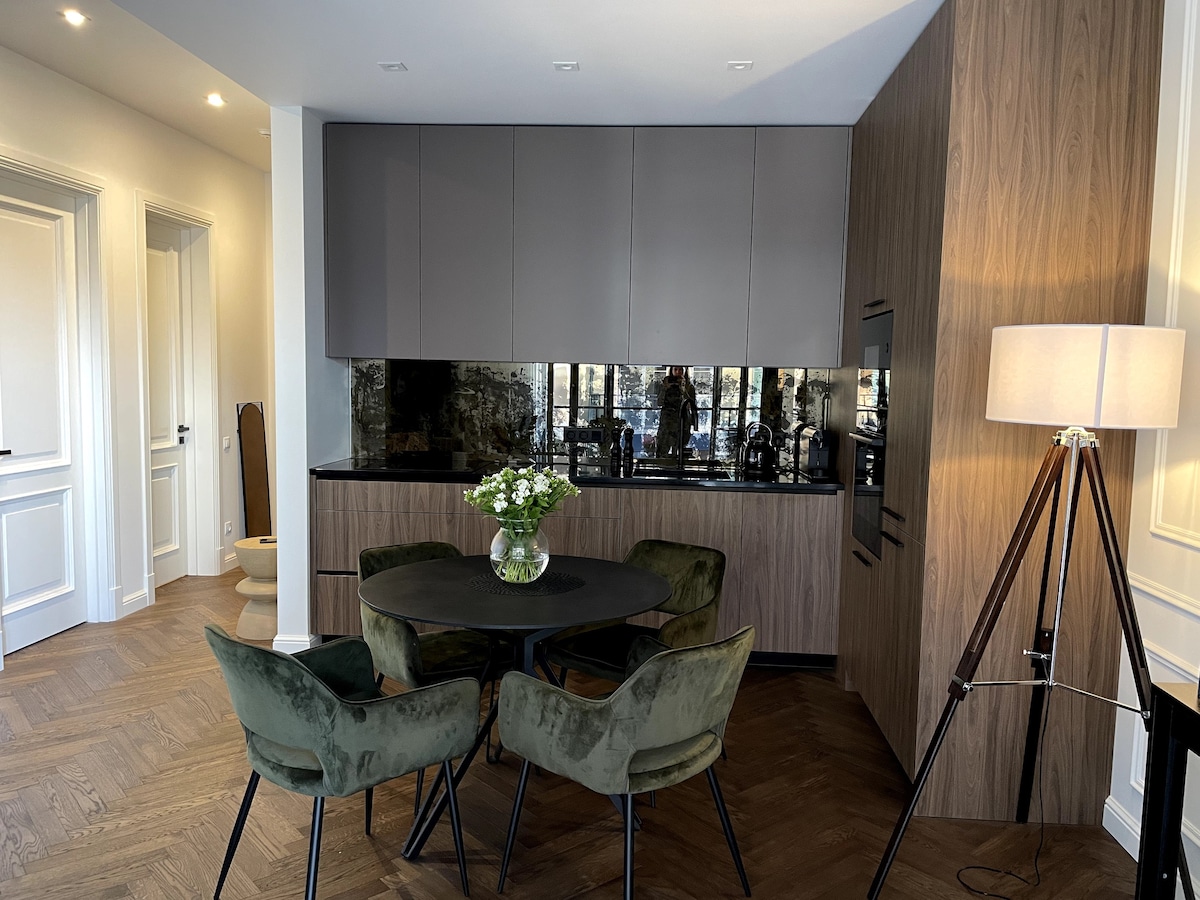 Premium 1 bedroom apartment with terrace in Riga