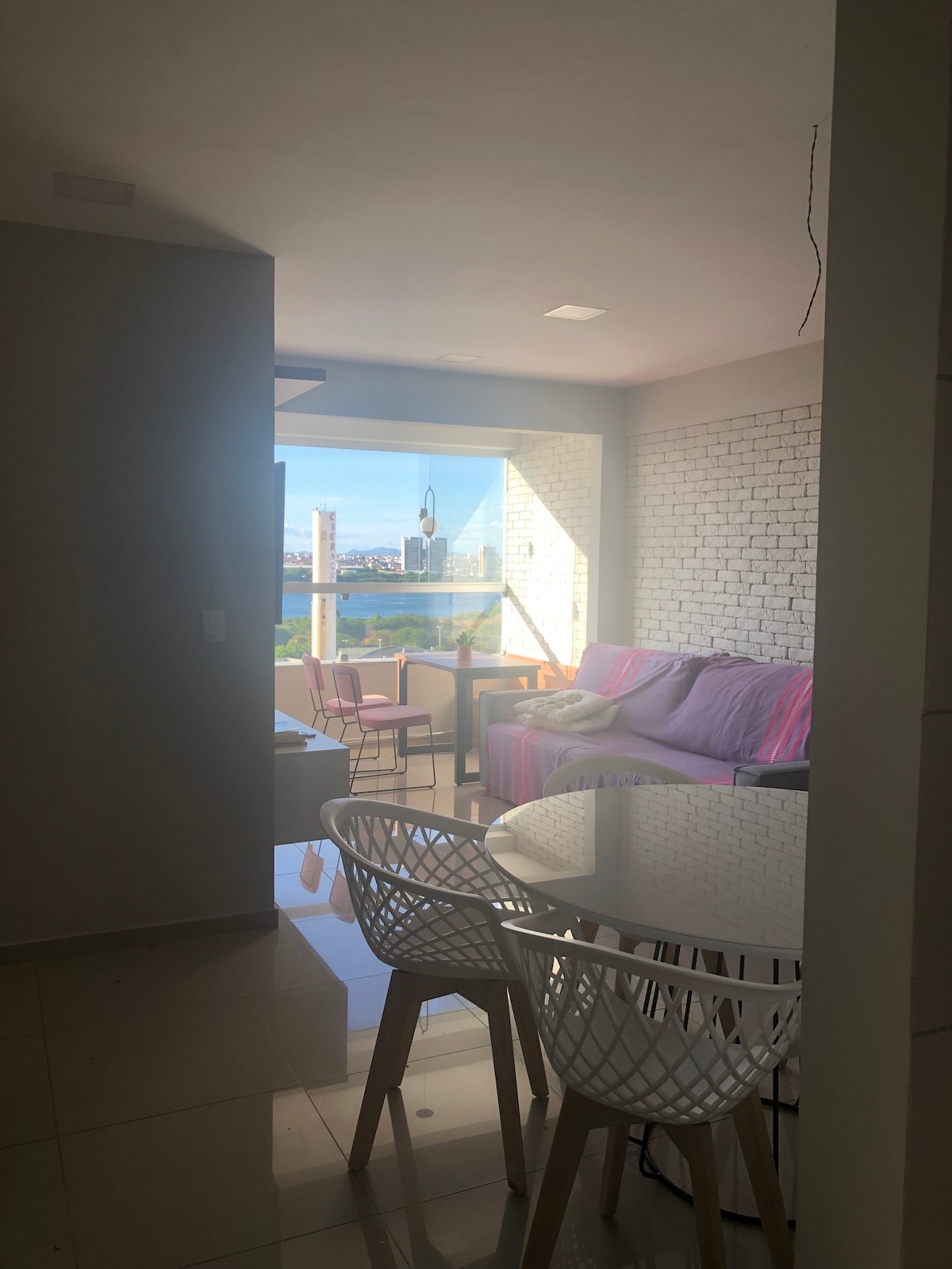 Apartamento aconchegante com vista para o rio!!