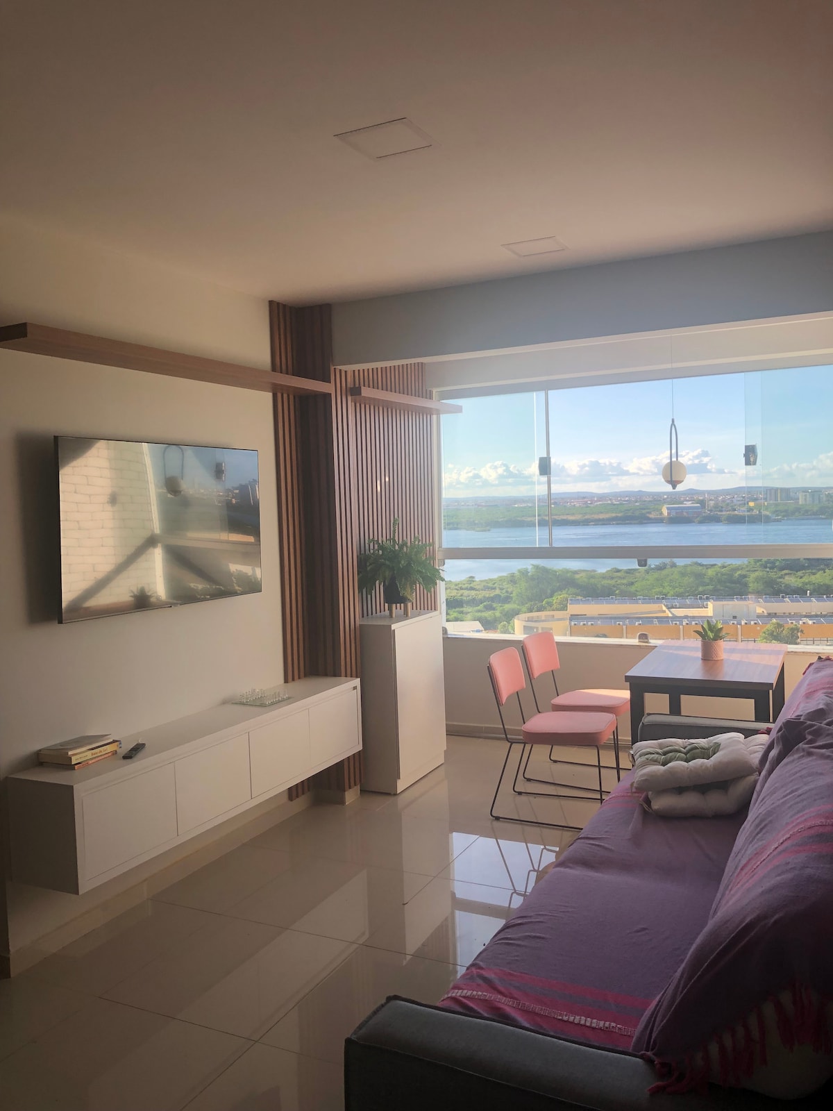 Apartamento aconchegante com vista para o rio!!