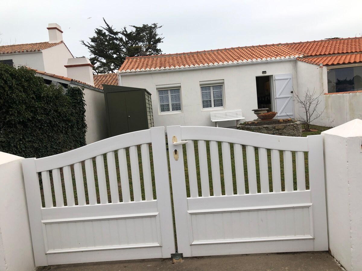 Maison face mer 2/4 pers accès privé à la plage