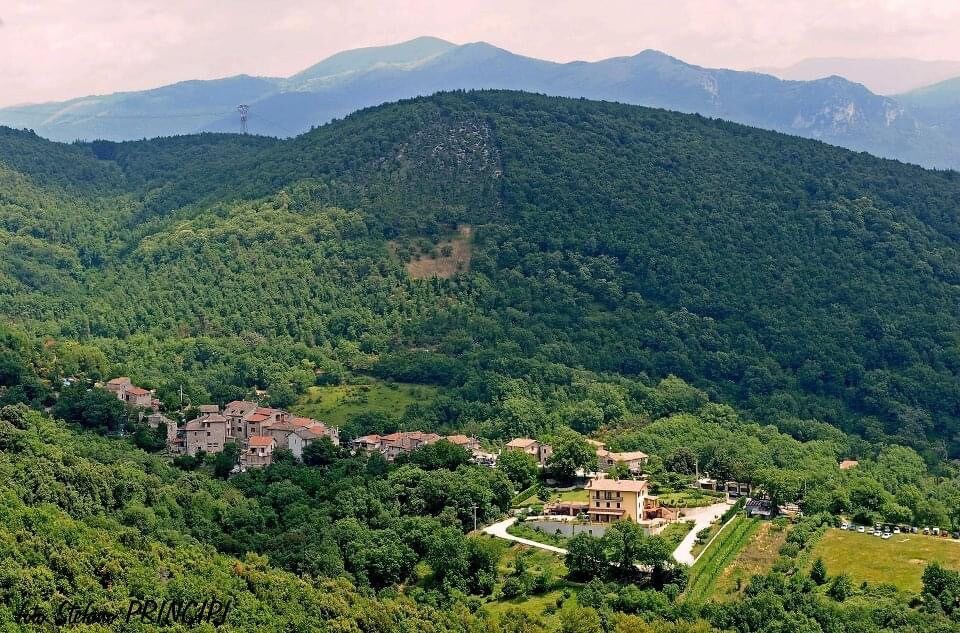 房子周围环绕着翁布里亚（ Umbria ）的绿色植物