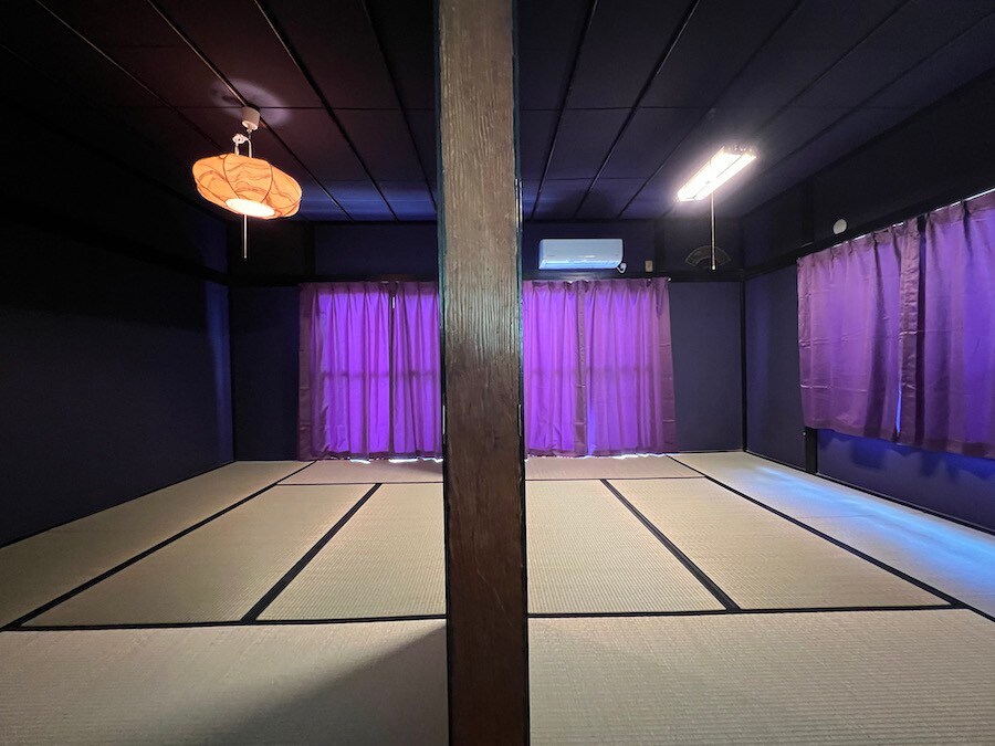 [201号房]梦幻般的紫色日式客房，适合非凡的旅程/距离湘南开公园站6分钟车程/厨房/最多可入住6人/蓬松的日式床垫