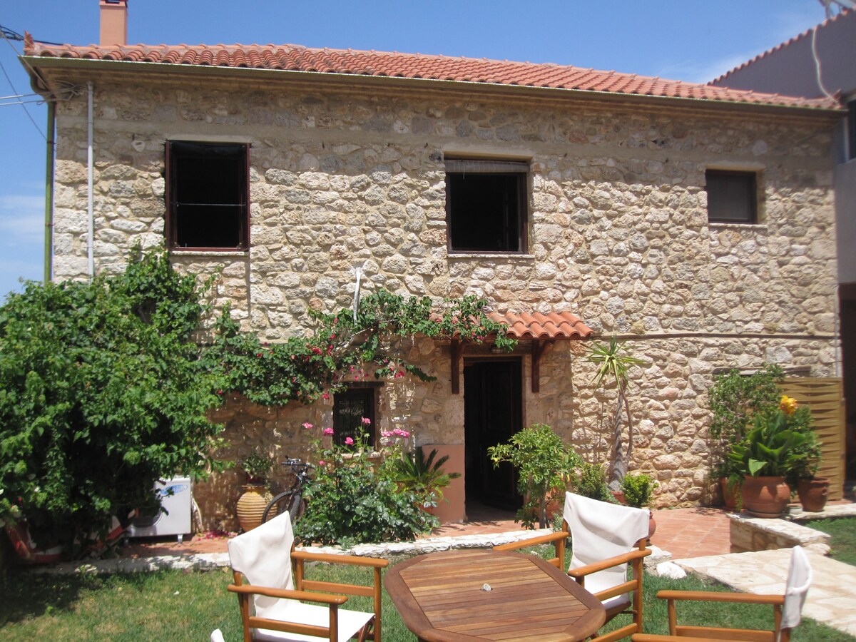 Stone house by the sea