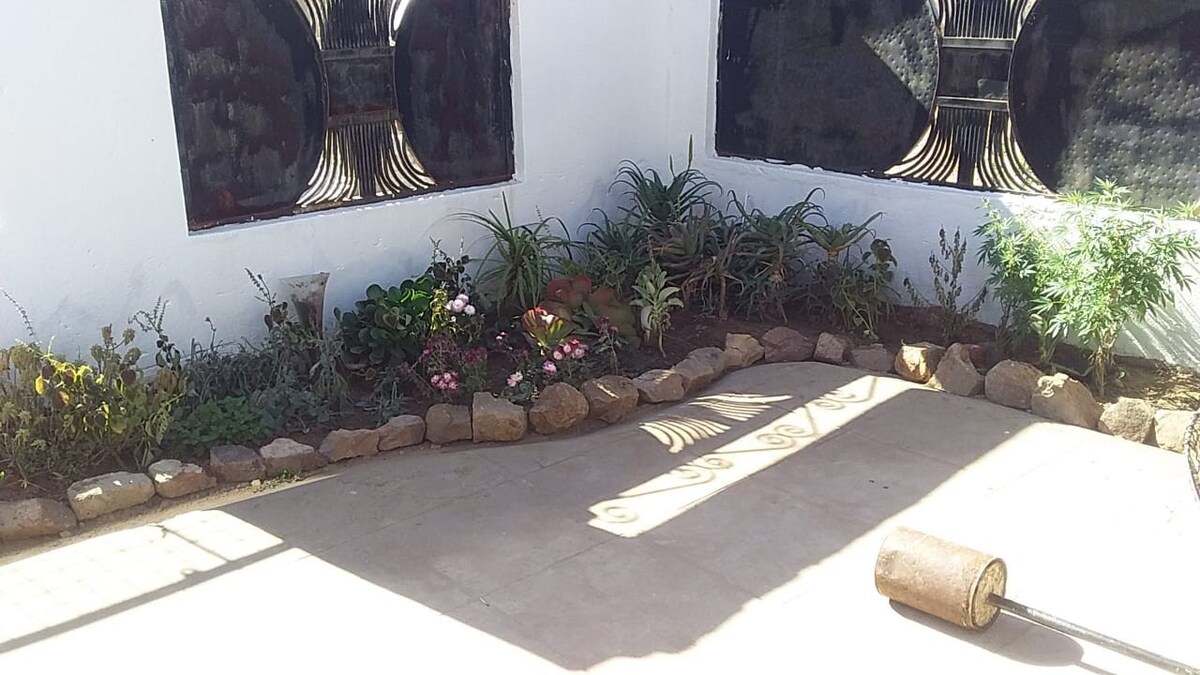 Refreshing Township Bedroom with a Braai Place