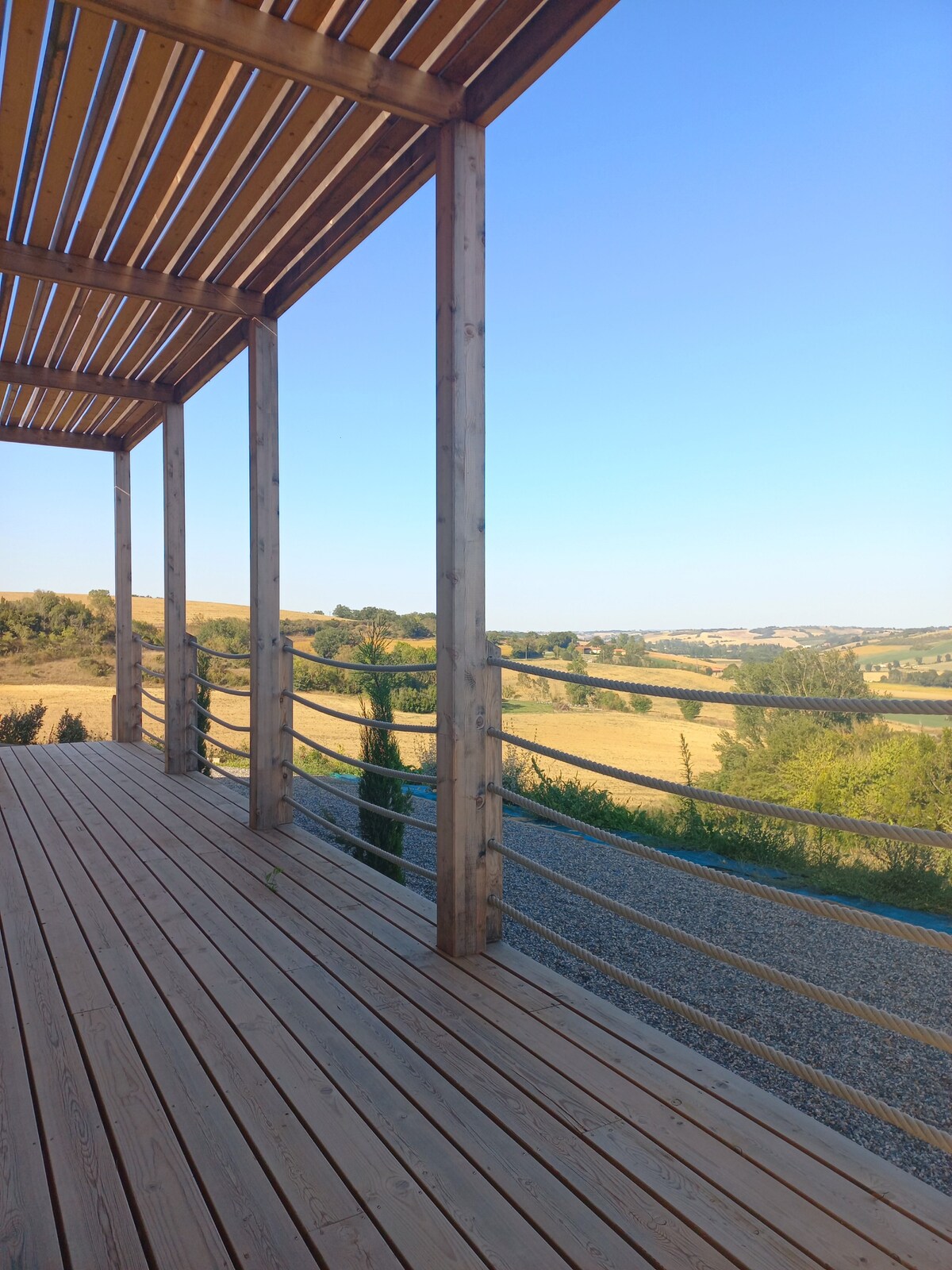 Vue exceptionnelle et sauna à 1h de Toulouse.