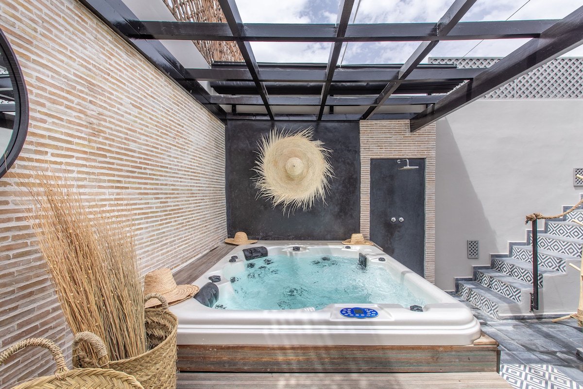 Riad Princesses des Sables-Jaccuzzi-早餐