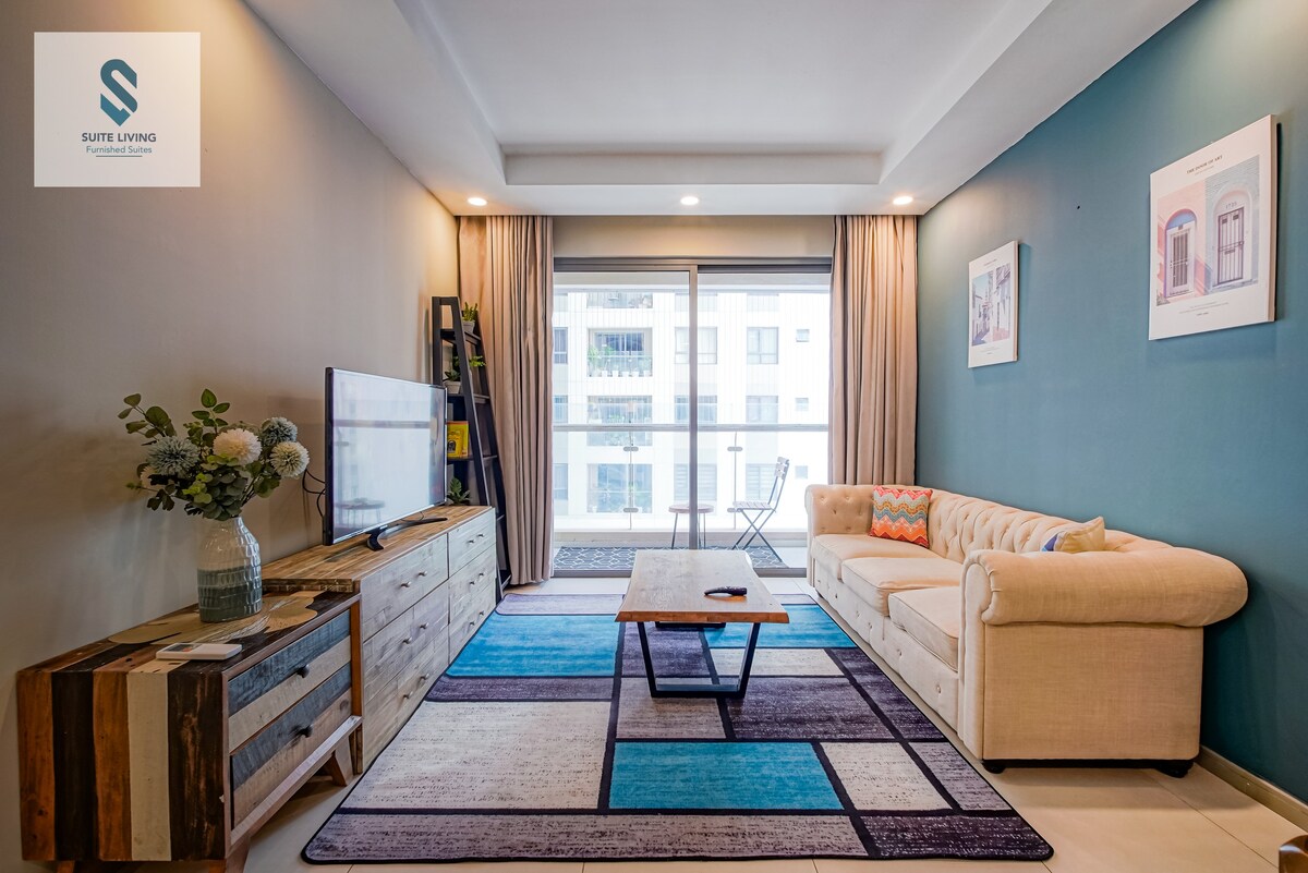 Luxury The Goldview - Deluxe 2 BR ，靠近第1区