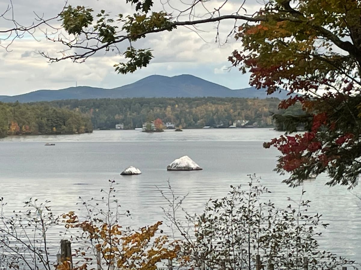 Lake Winnipesaukee Waterfront Home with Guest Cottage