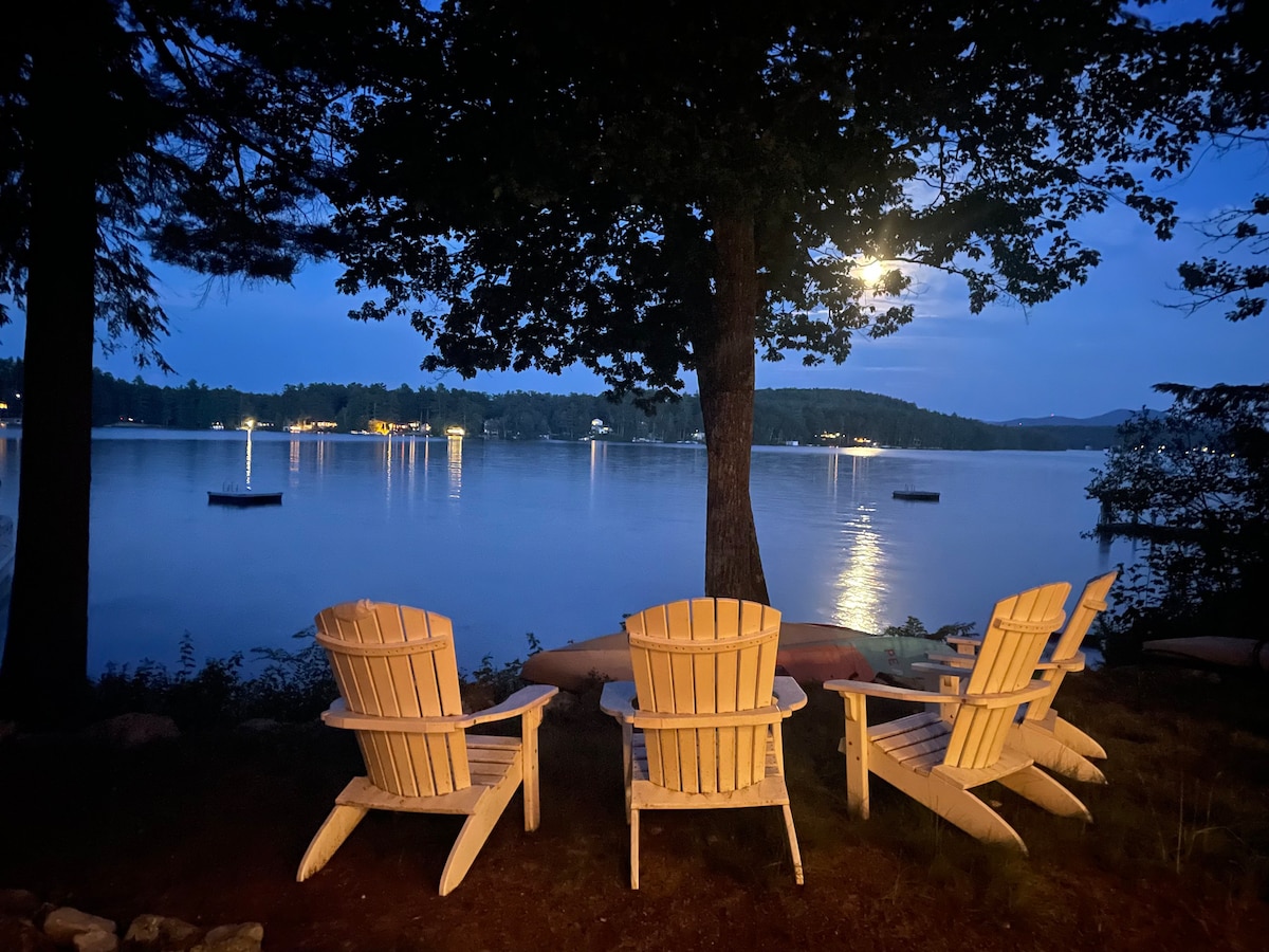 Lake Winnipesaukee Waterfront Home with Guest Cottage
