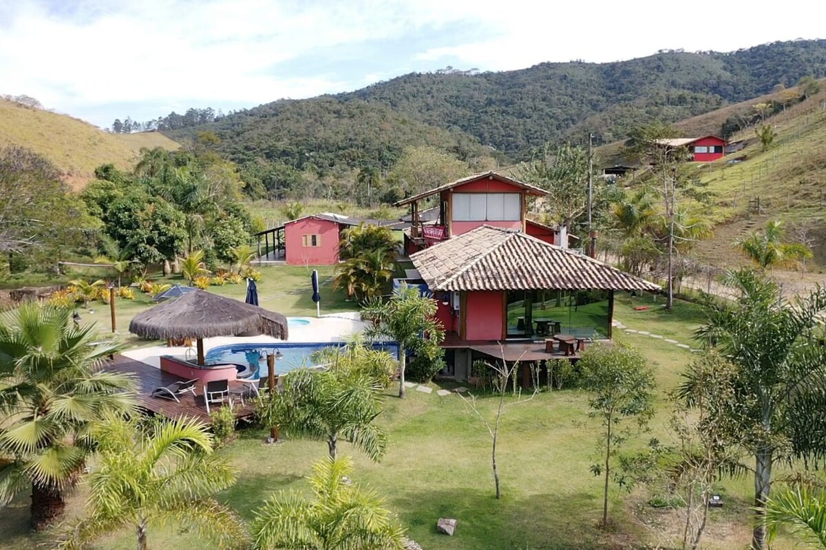 Fazenda perto de Sp - Com piscina aquecida