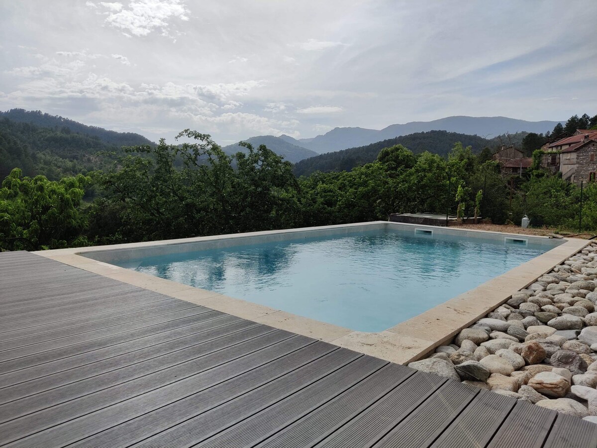 Belle maison avec piscine au coeur des Cévennes