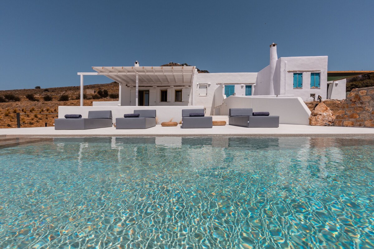 文图帕罗斯（ Ventu Paros ） |带私人泳池的小型别墅和主别墅