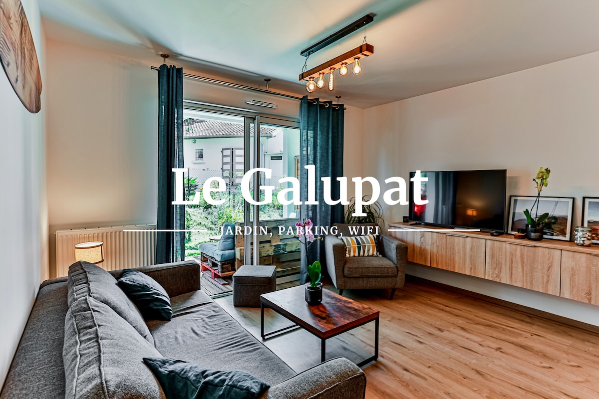 ☼ Le Galupat ☼ Calme, Neuf avc Jardin Parking Wifi