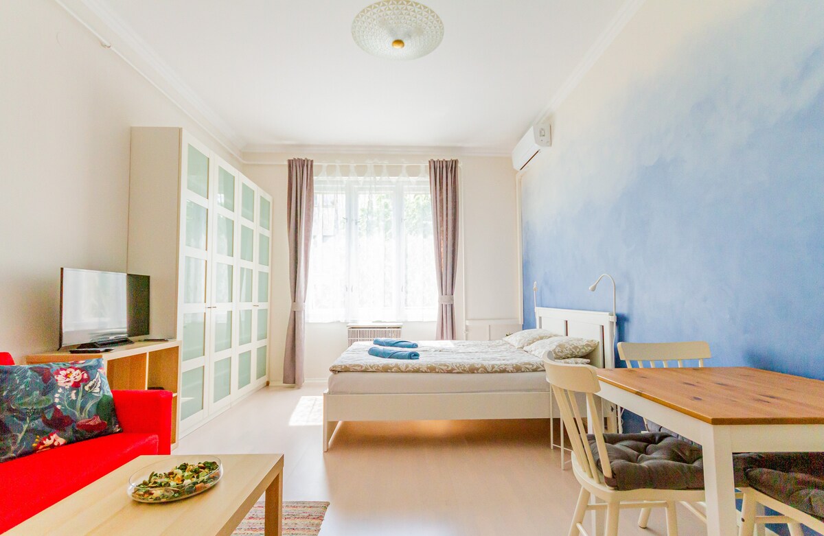 Air conditioned, cozy apartment near Városliget