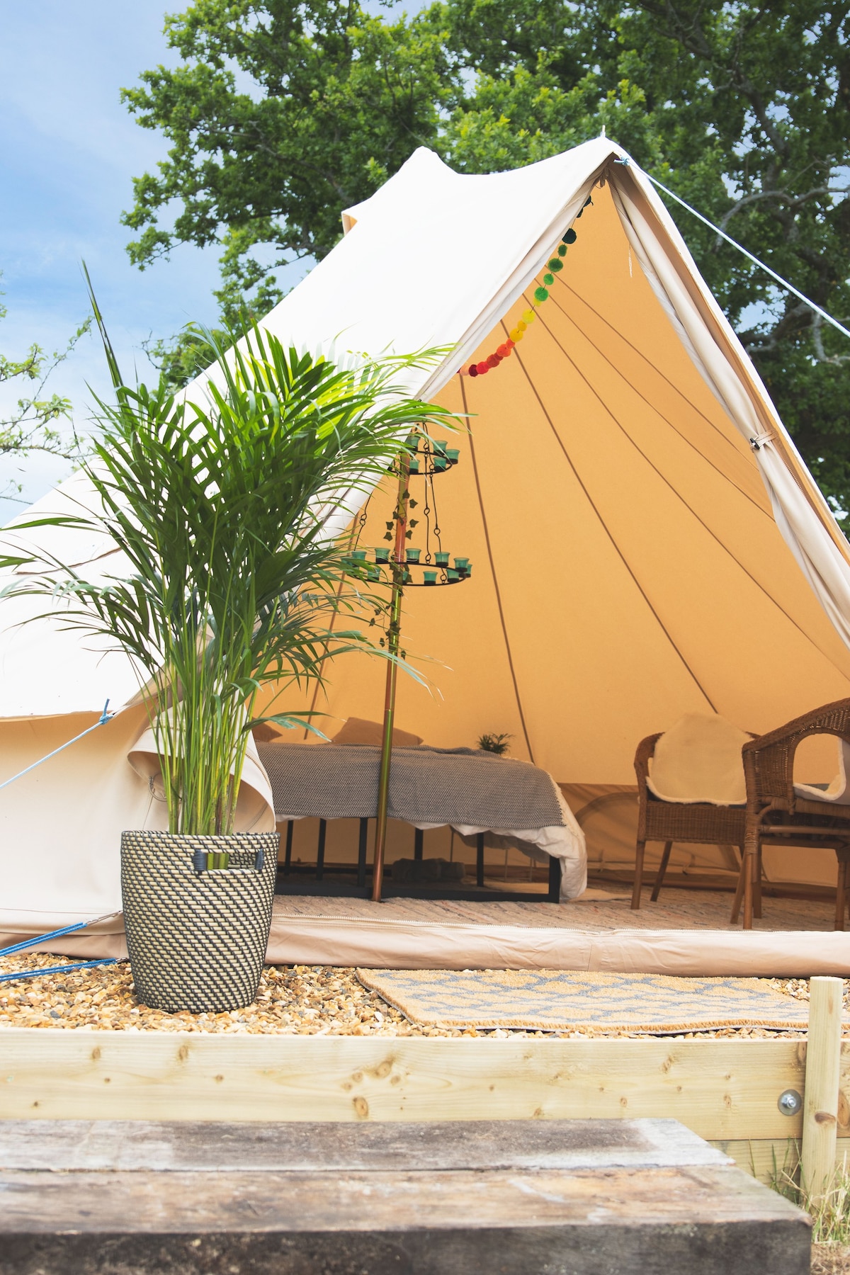 ‘Bramley’ Bell Tent - Romantic Devon Orchard