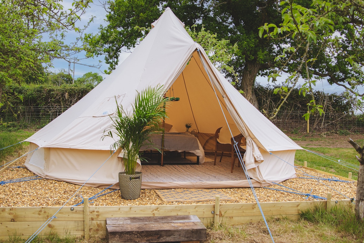 ‘Bramley’ Bell Tent - Romantic Devon Orchard