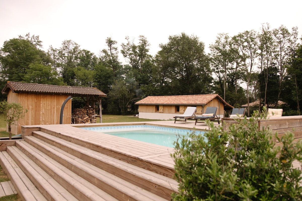 Gîte Terra Pin au coeur de la forêt avec spa