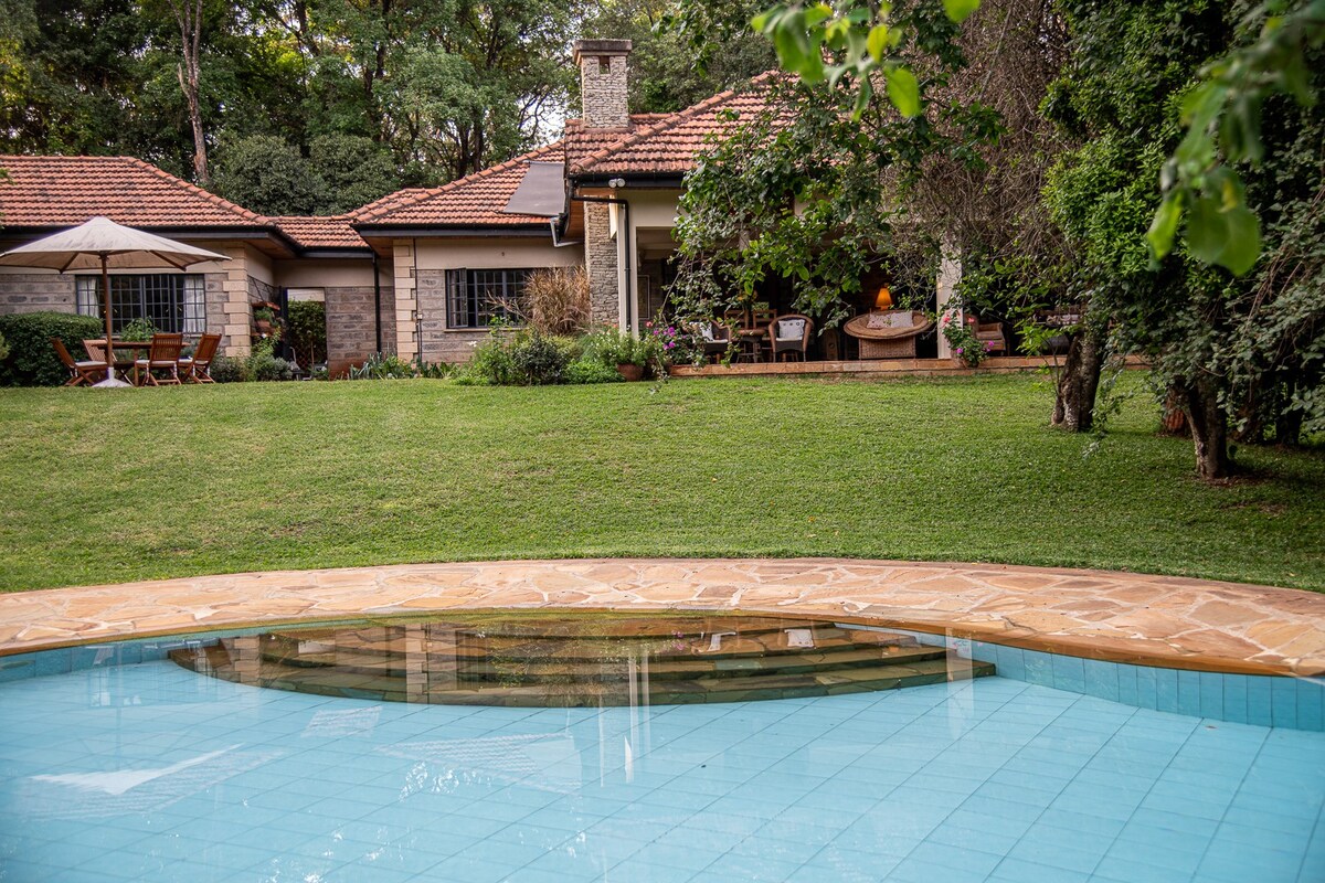 带泳池的僻静「非洲别墅」