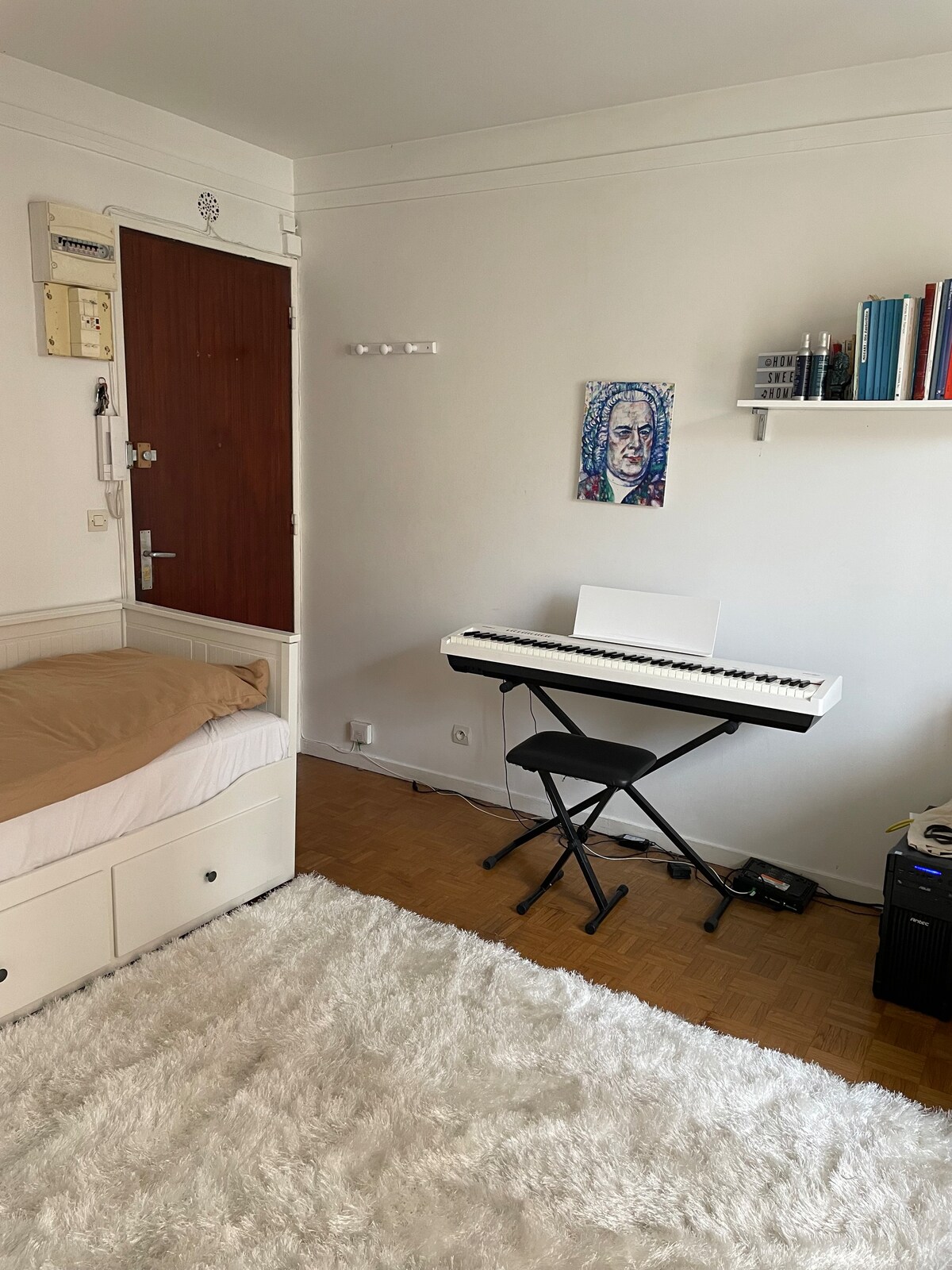 带钢琴的安静小单间公寓！