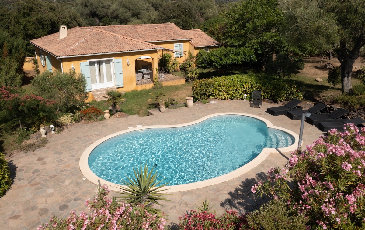 迷人的地中海别墅，带泳池