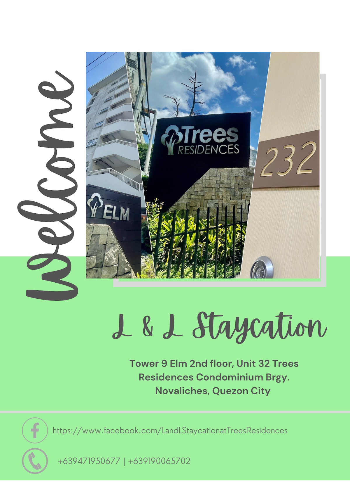 L and L Staycation at Trees Residences Fairview QC