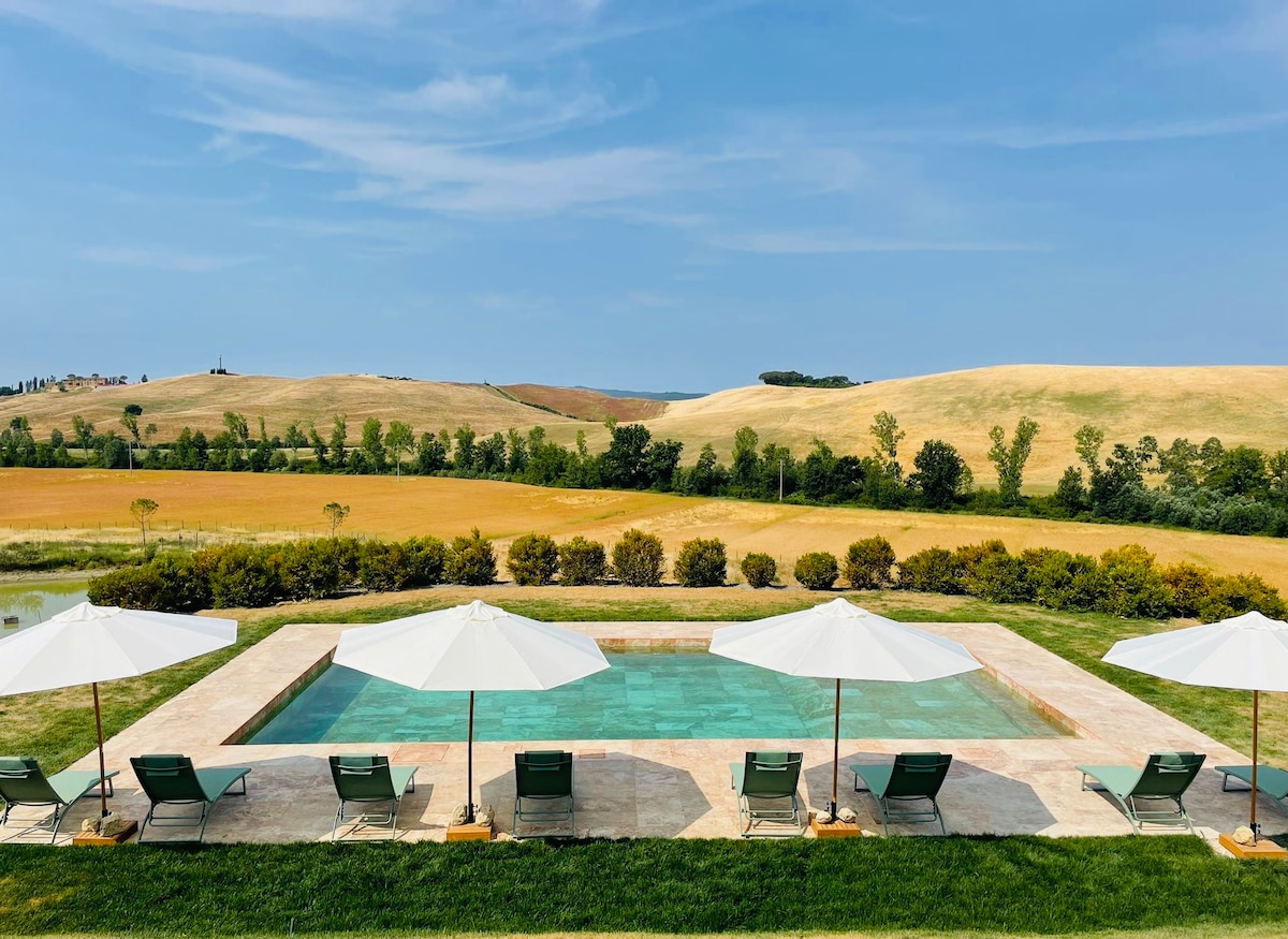 美丽的8卧托斯卡纳别墅，带私人泳池