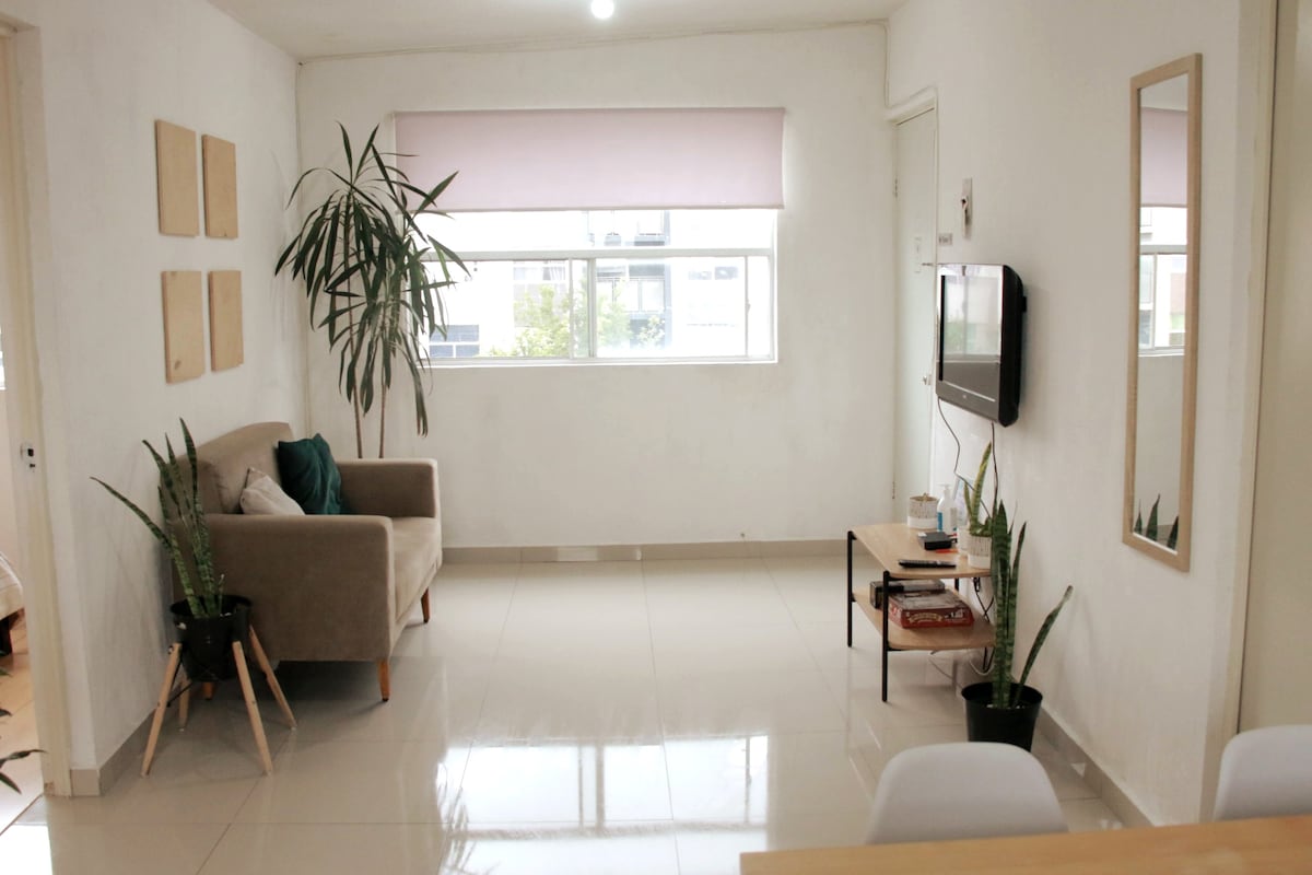 Departamento Privado Estilo Minimalista (Tinaco)。