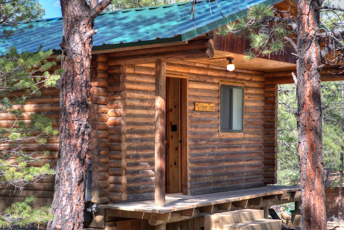 Cozy Horny Toad Log Cabin